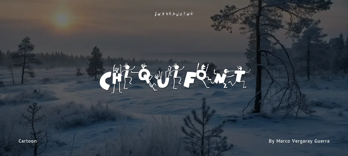 ChiquiFont font preview