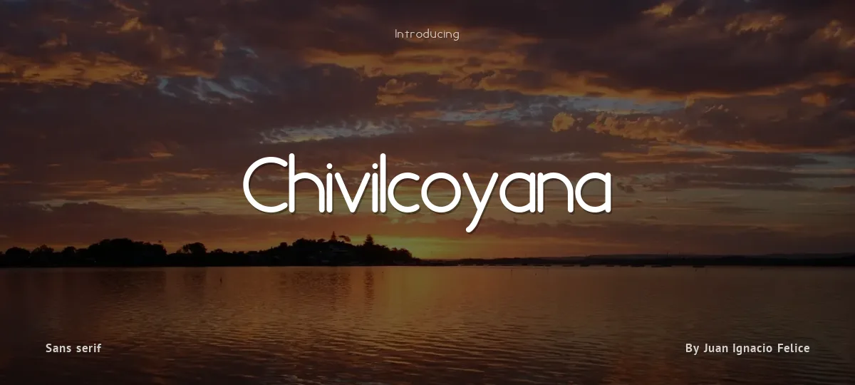 Chivilcoyana font preview