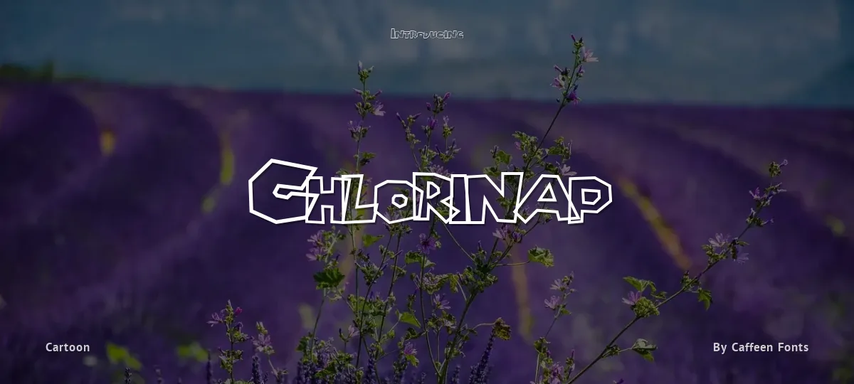 Chlorinap font preview