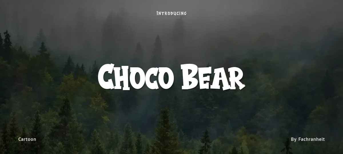 Choco Bear font preview