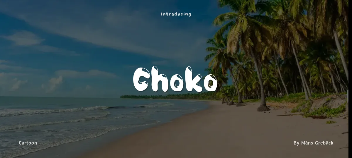 Choko font preview