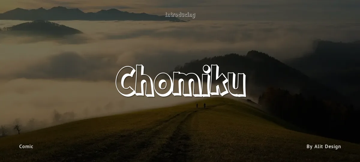 Chomiku font preview