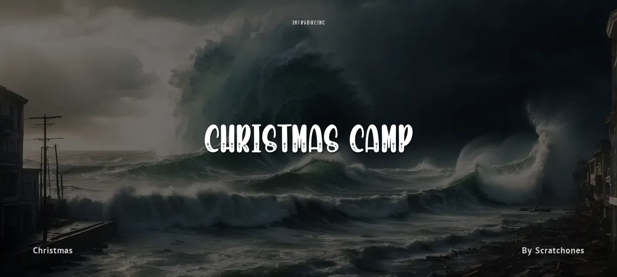 Christmas Camp font preview
