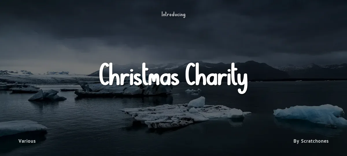 Christmas Charity font preview