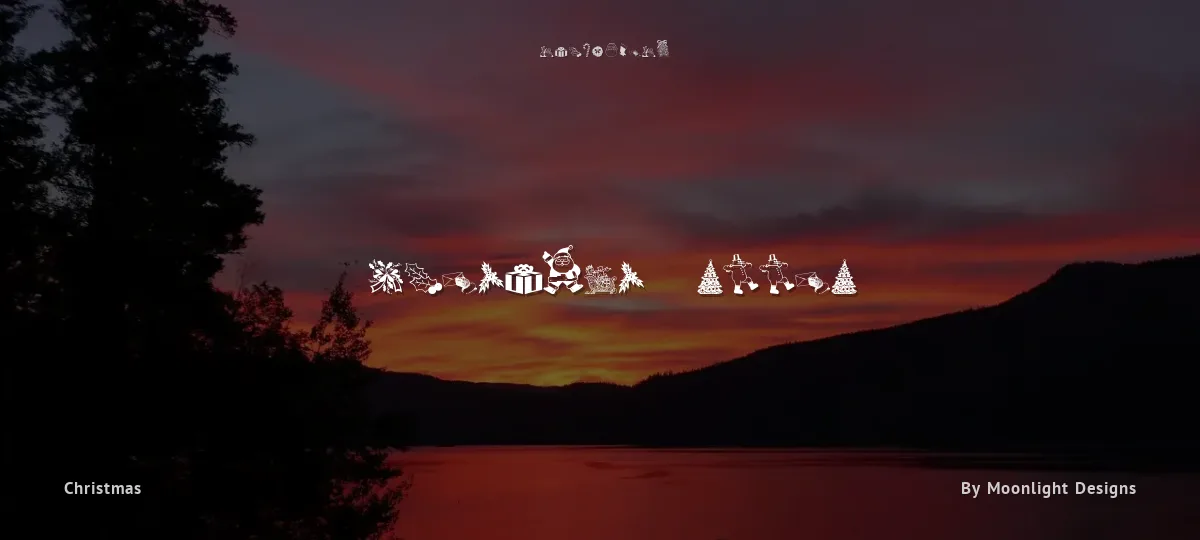 Christmas Debbie font preview