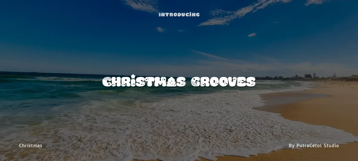 Christmas Grooves font preview
