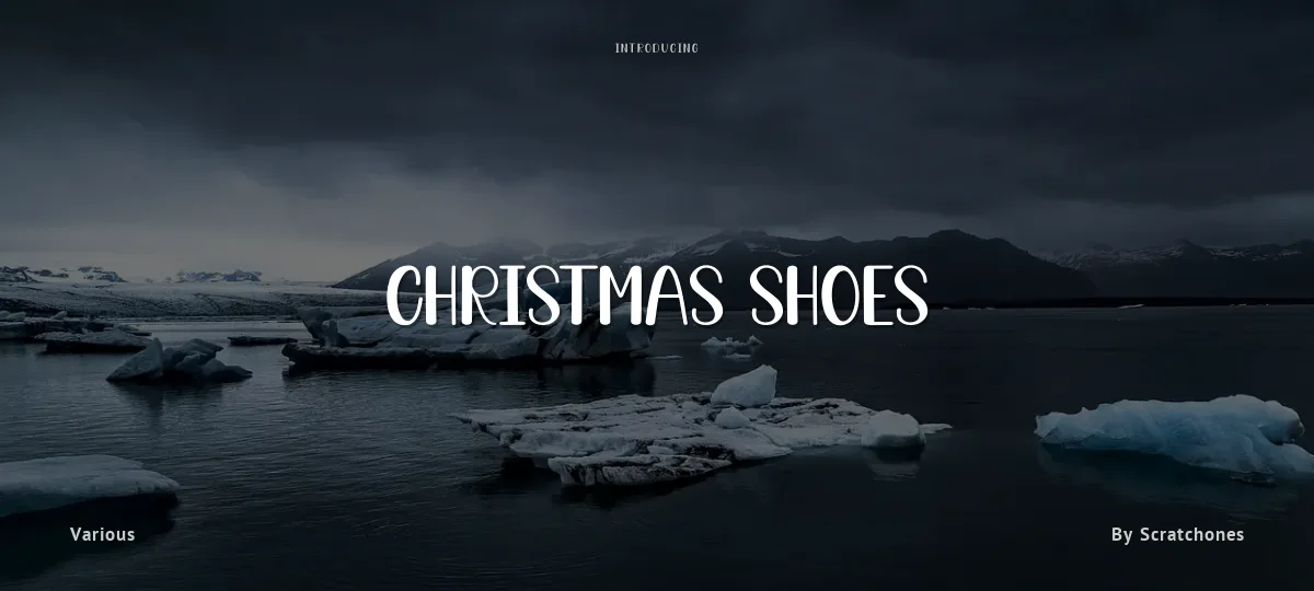 Christmas Shoes font preview