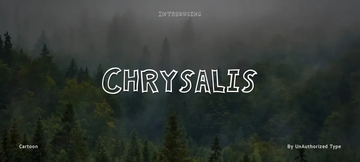 Chrysalis font preview