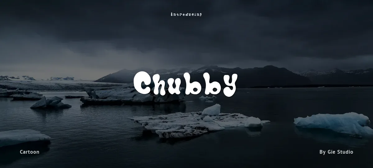Chubby font preview