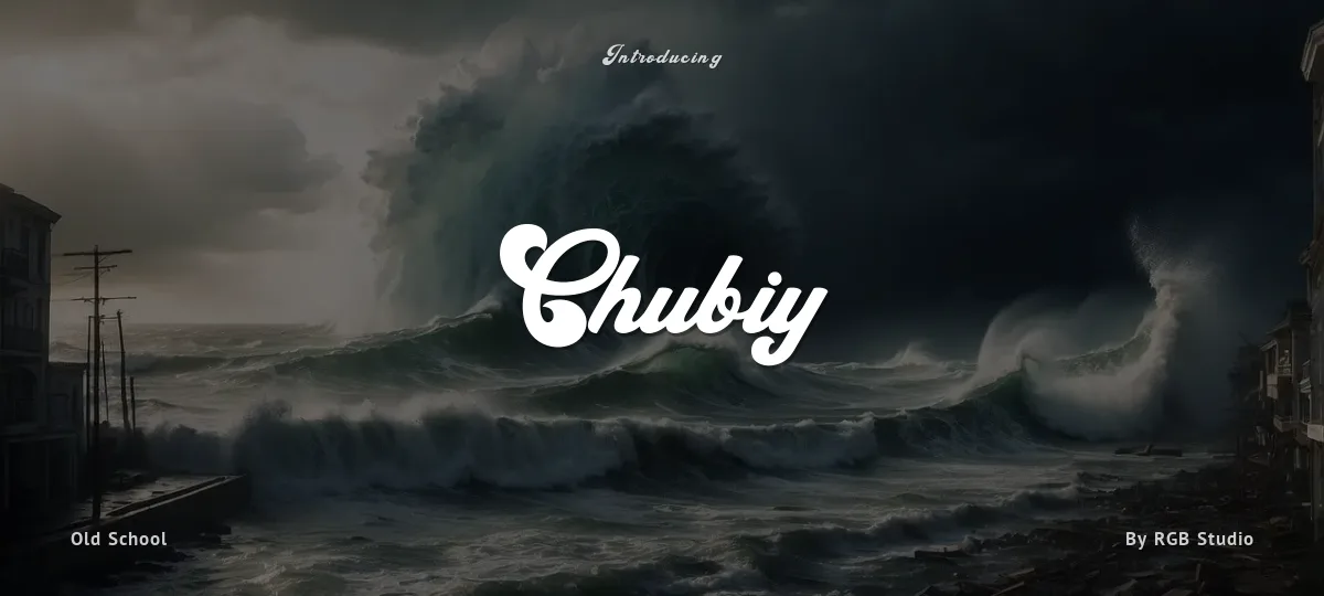 Chubiy font preview