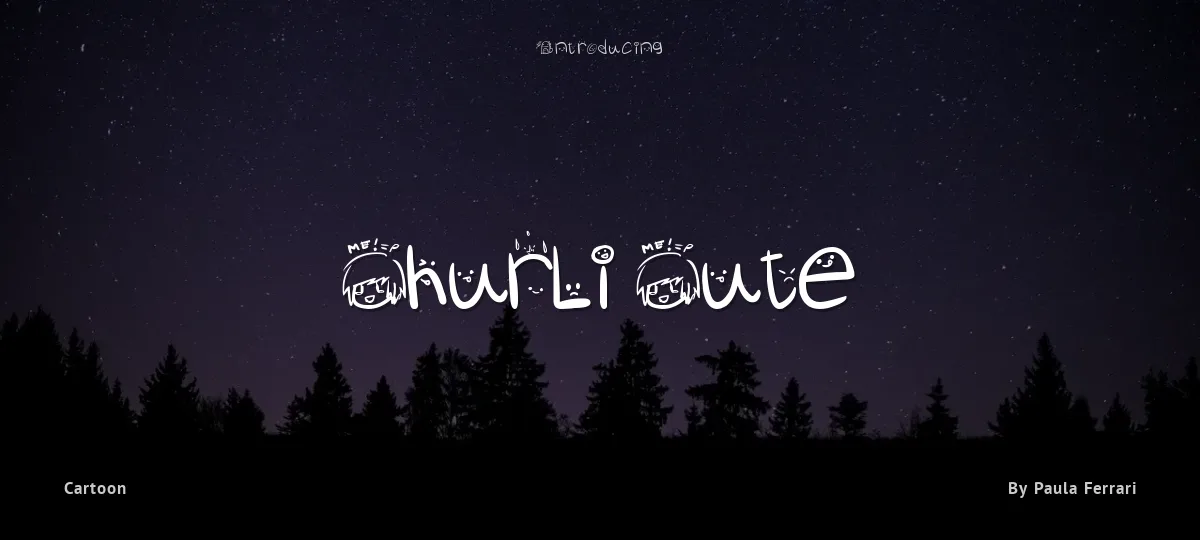 Churli Cute font preview
