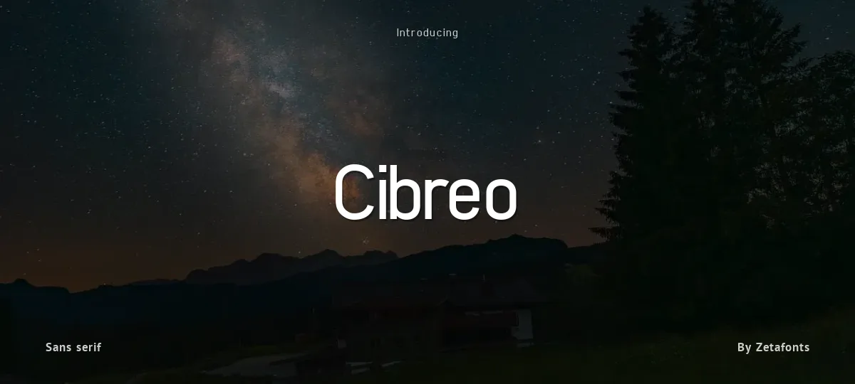 Cibreo font preview