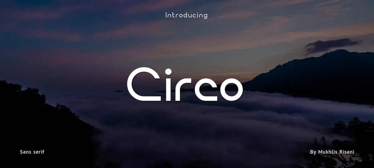 Circo font preview