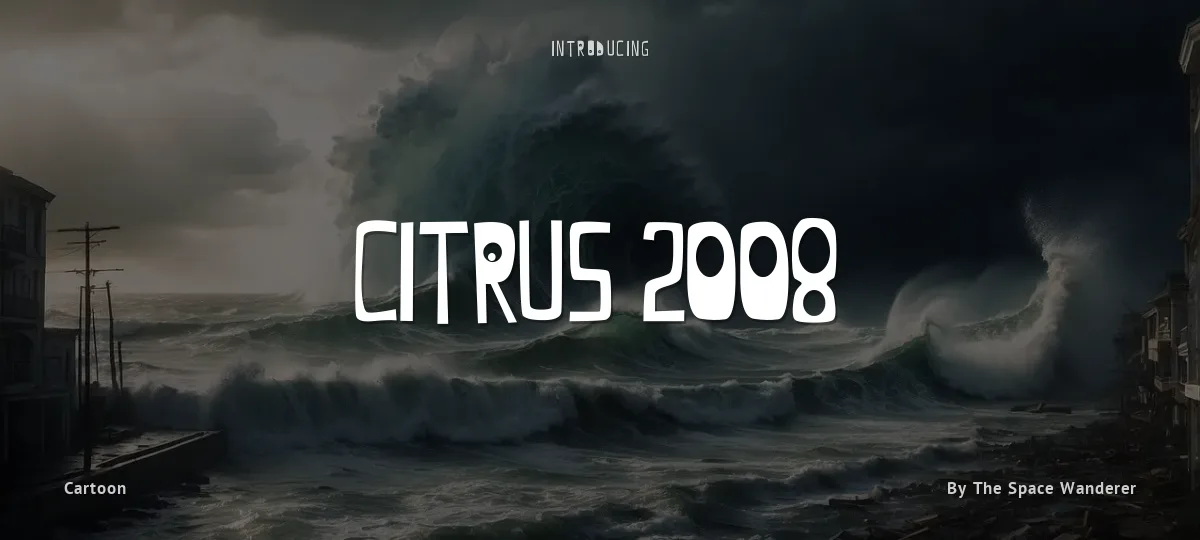 Citrus 2008 font preview