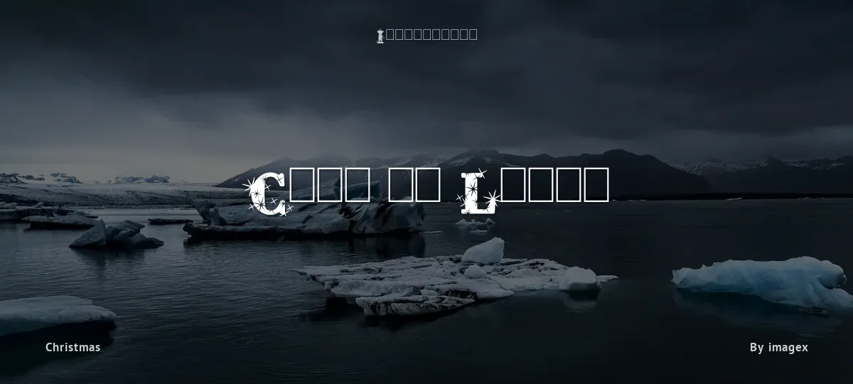 City of Light font preview