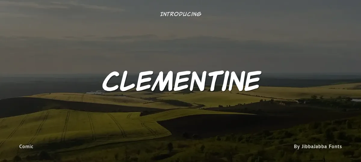 Clementine font preview