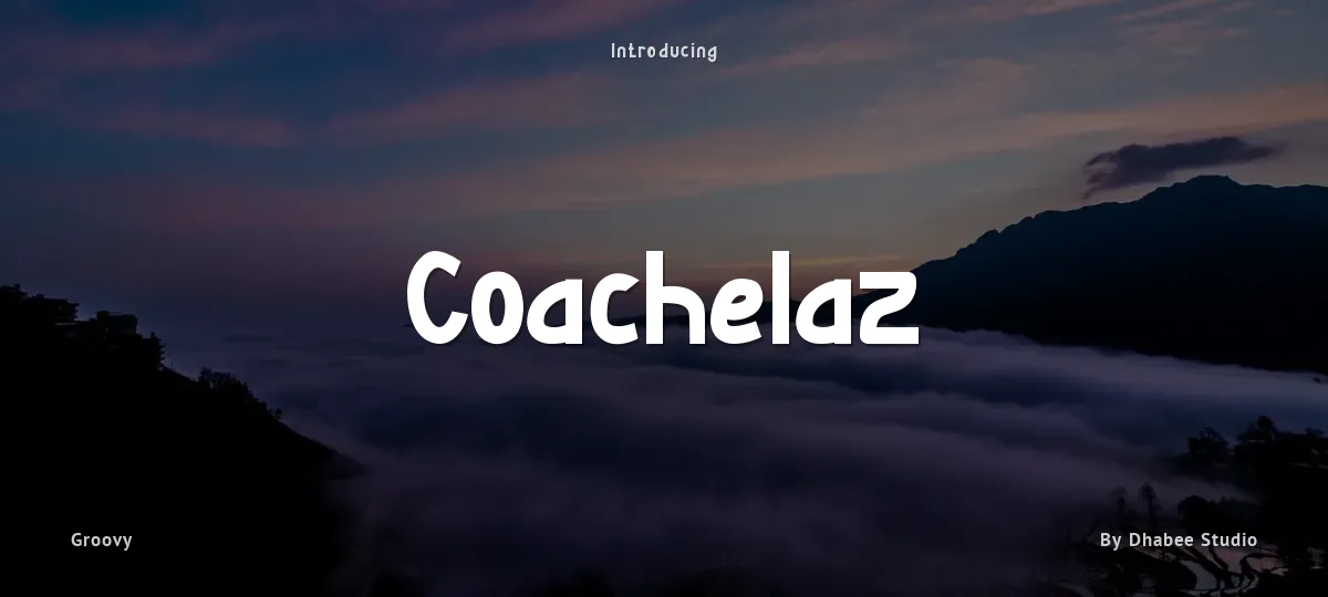 Coachelaz font preview