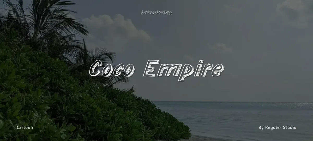 Coco Empire font preview