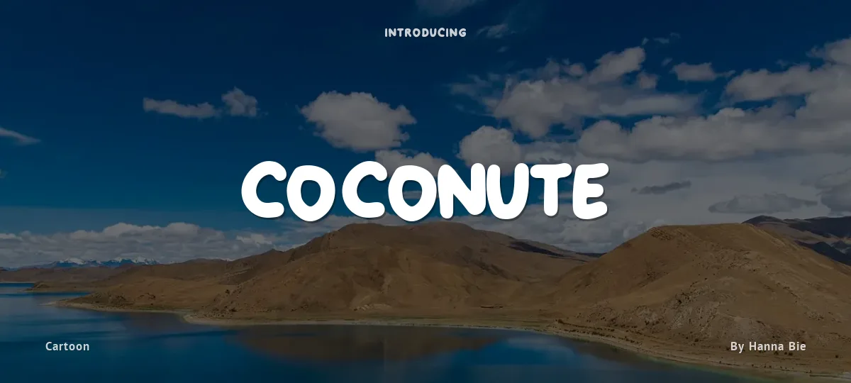 Coconute font preview