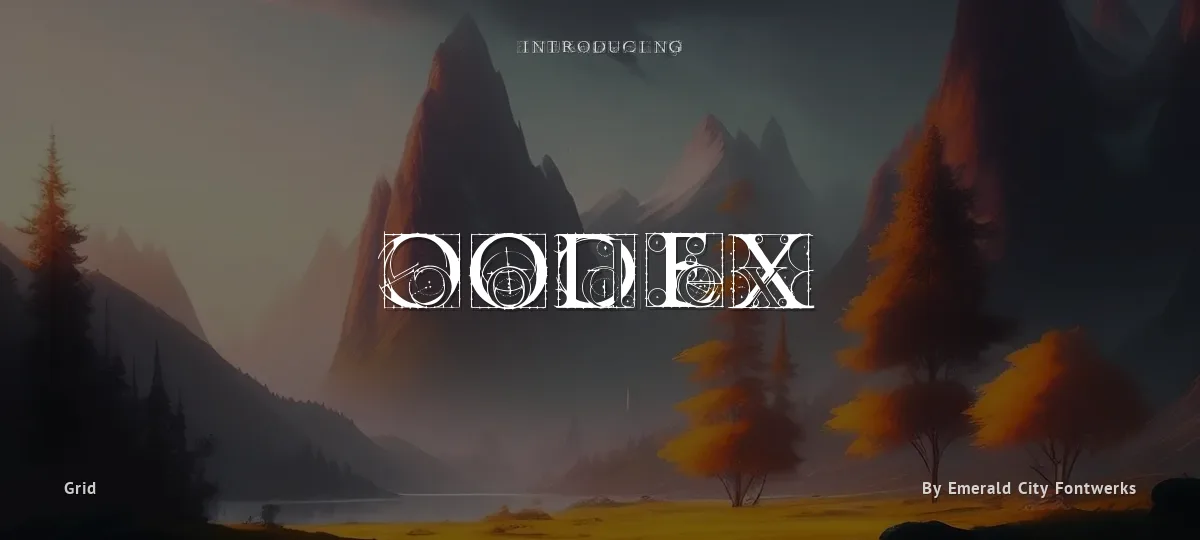 Codex font preview