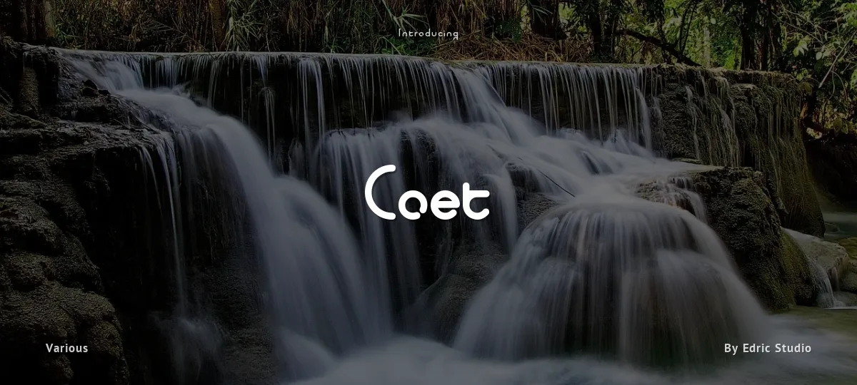Coet font preview