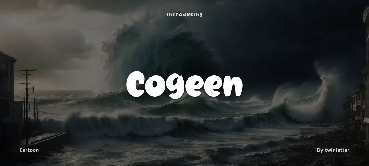 Cogeen font preview