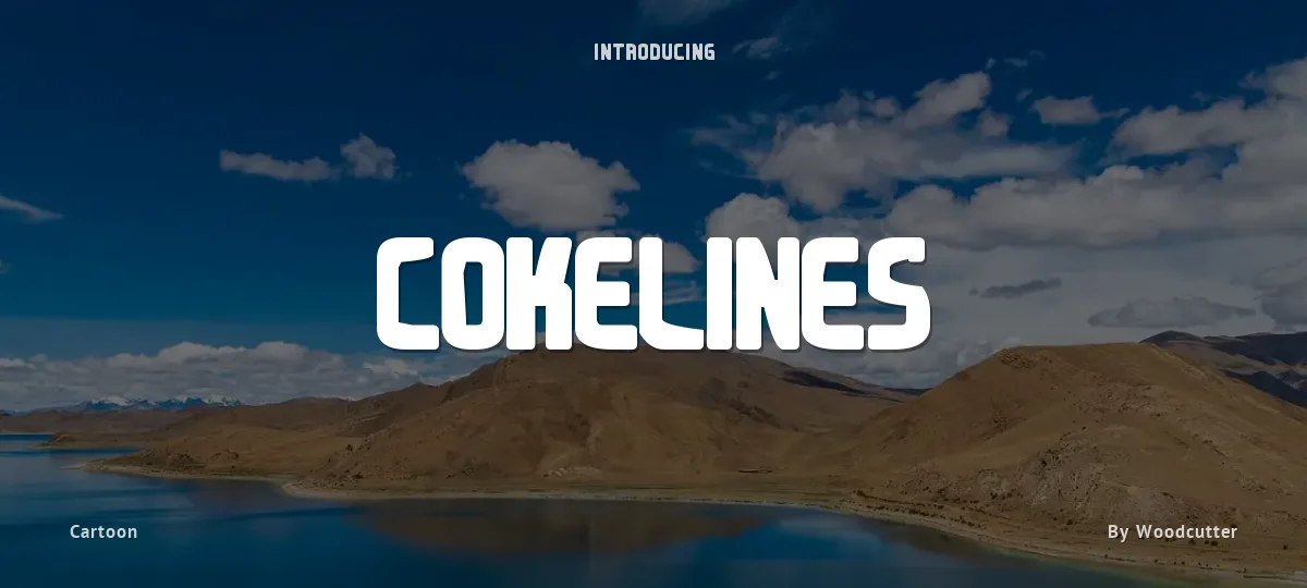 Cokelines font preview