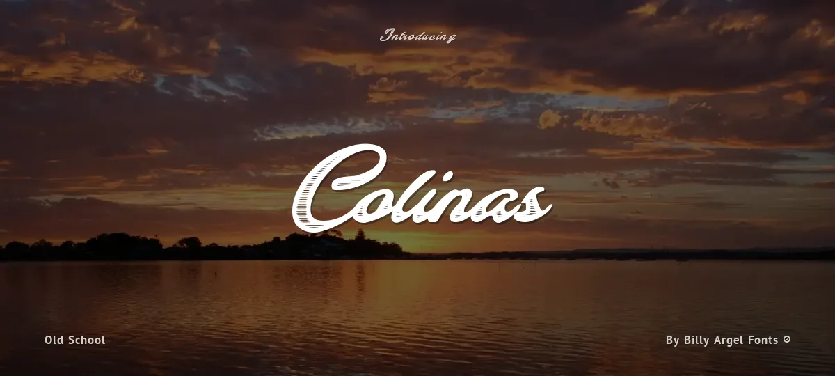 Colinas font preview