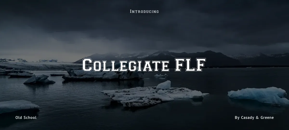 Collegiate FLF font preview