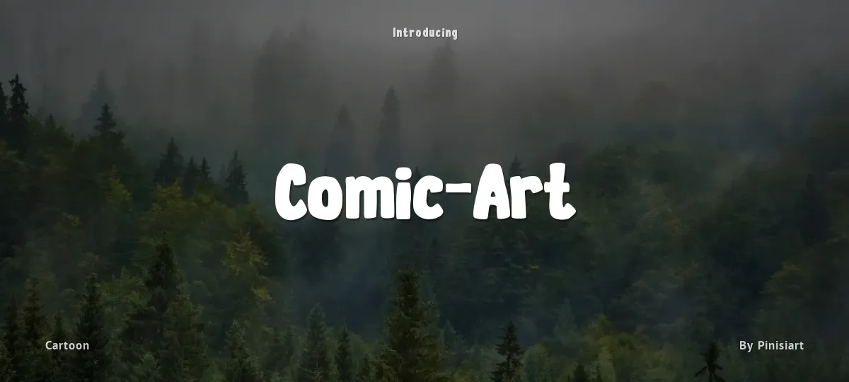 Comic-Art font preview