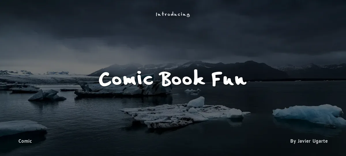 Comic Book Fun font preview