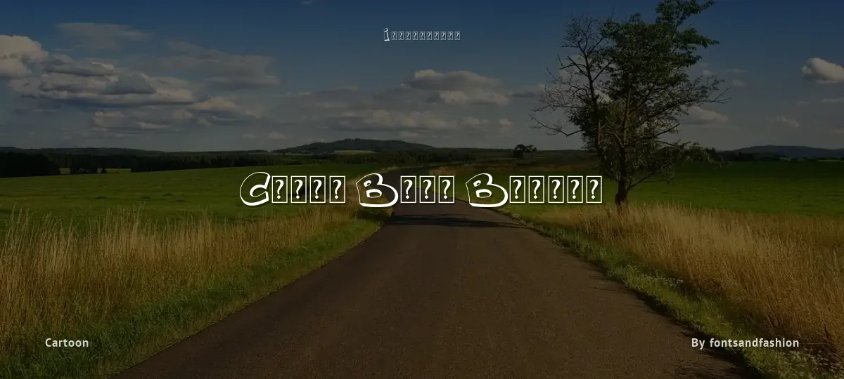 Comic Boom Bubble font preview