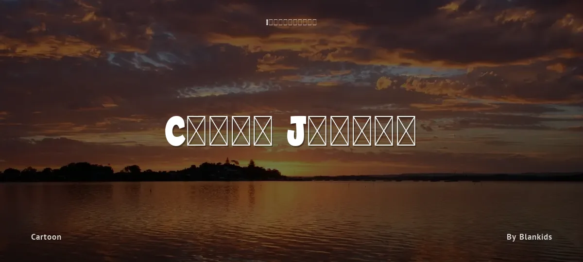 Comic Jungle font preview