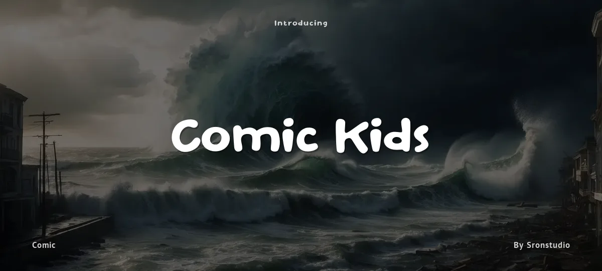 Comic Kids font preview