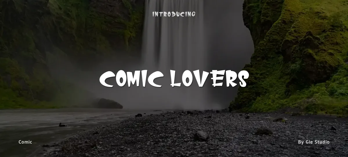 Comic Lovers font preview