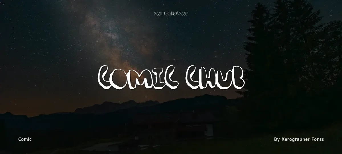 Comic Chub font preview