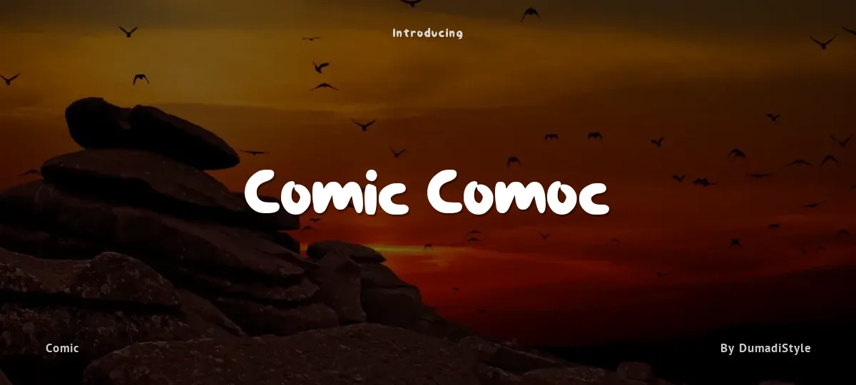 Comic Comoc font preview