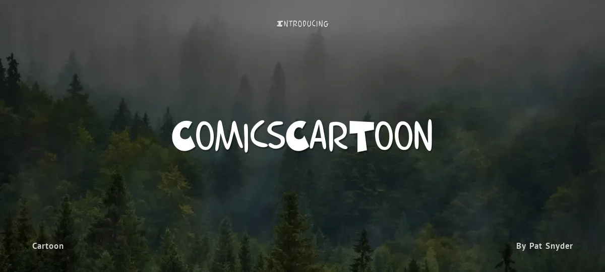 ComicsCarToon font preview
