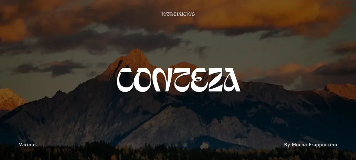 Conteza font preview