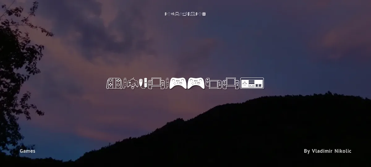 Controllers font preview
