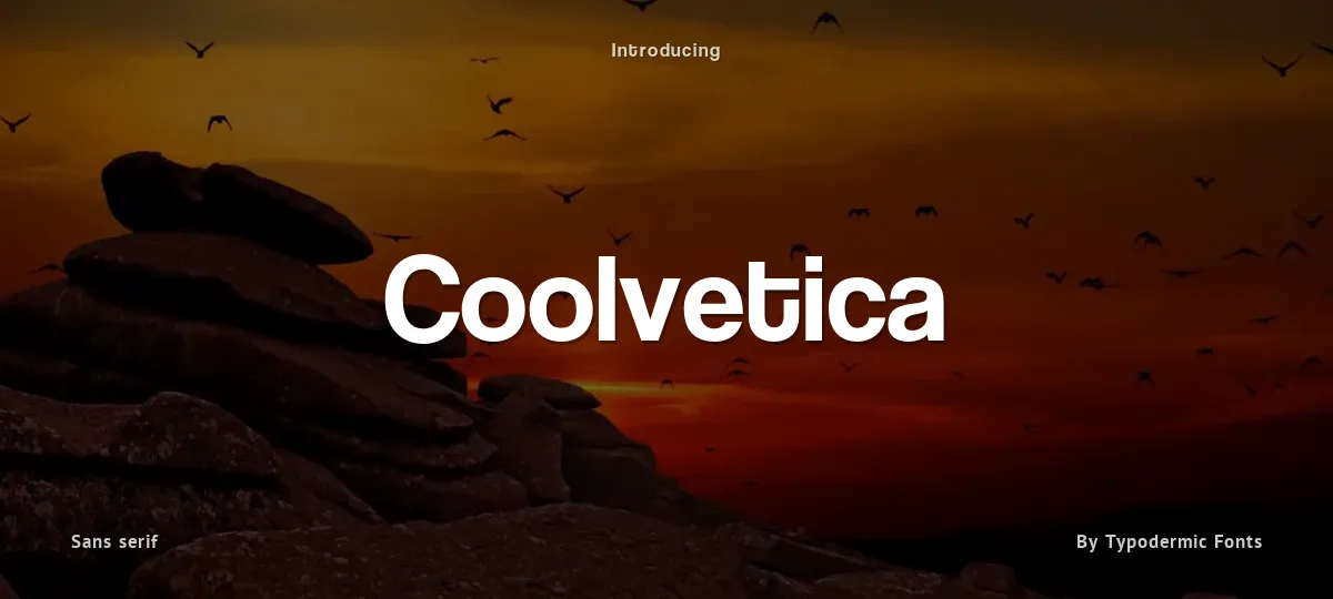 Coolvetica font preview