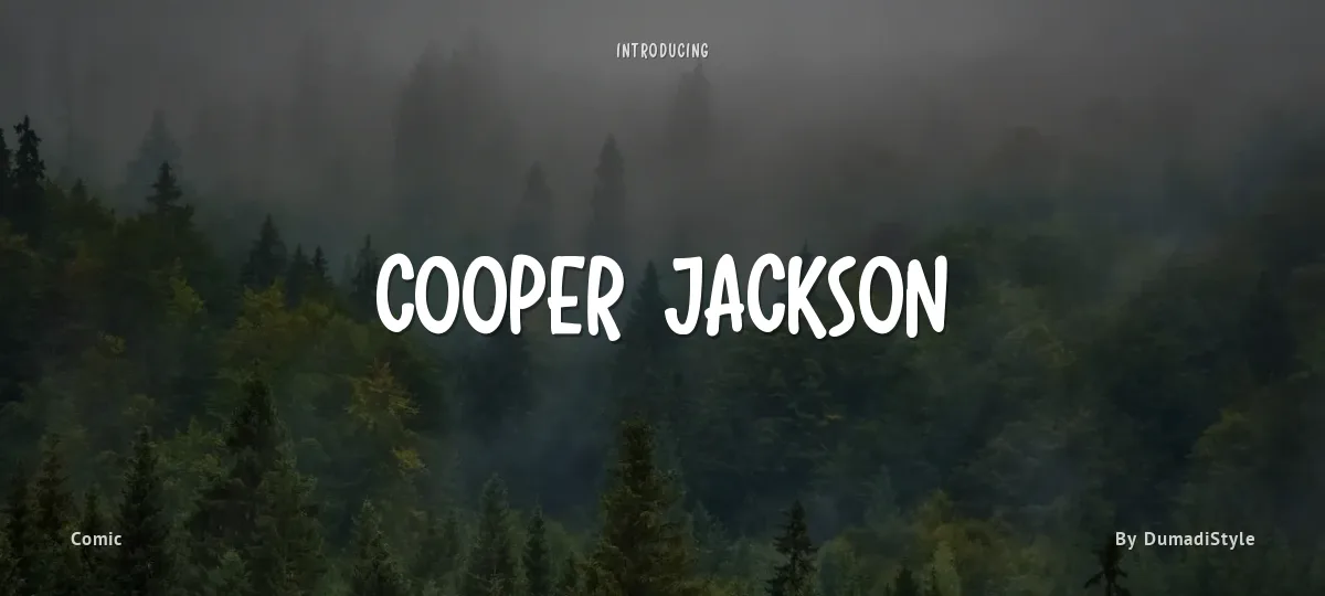 Cooper Jackson font preview