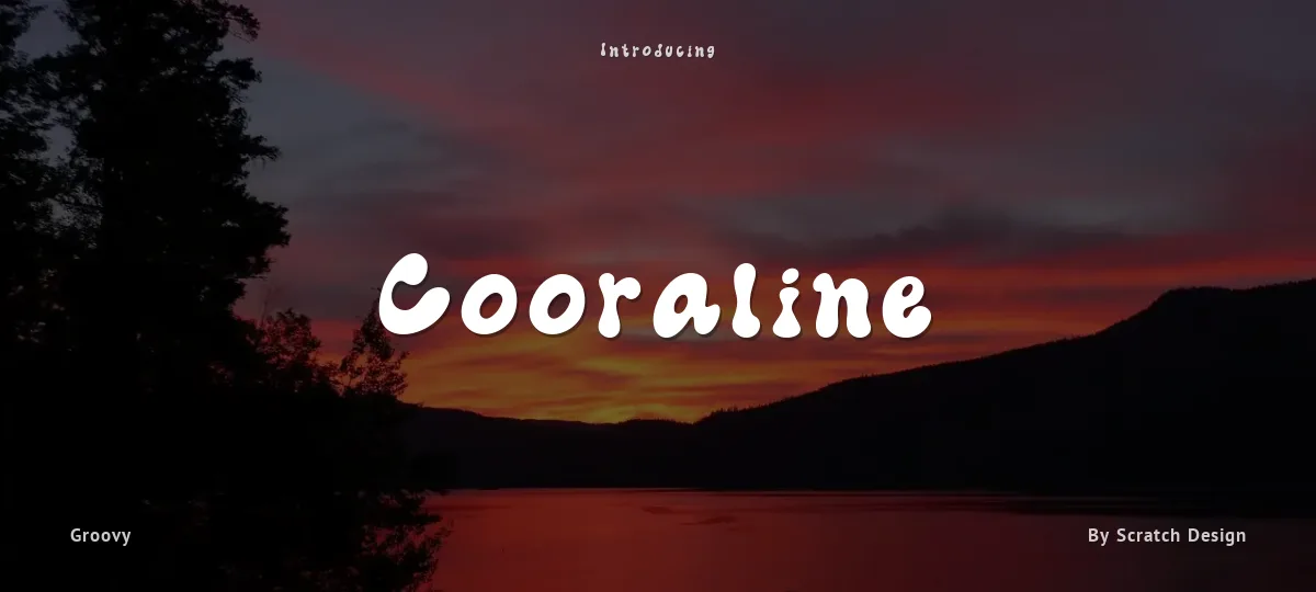 Cooraline font preview