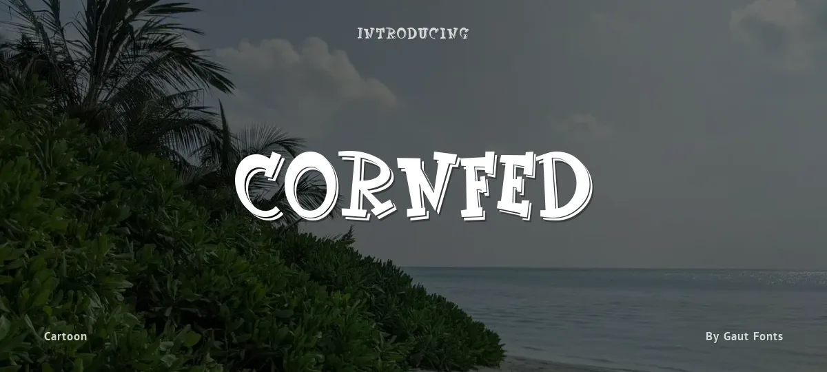 CornFed font preview