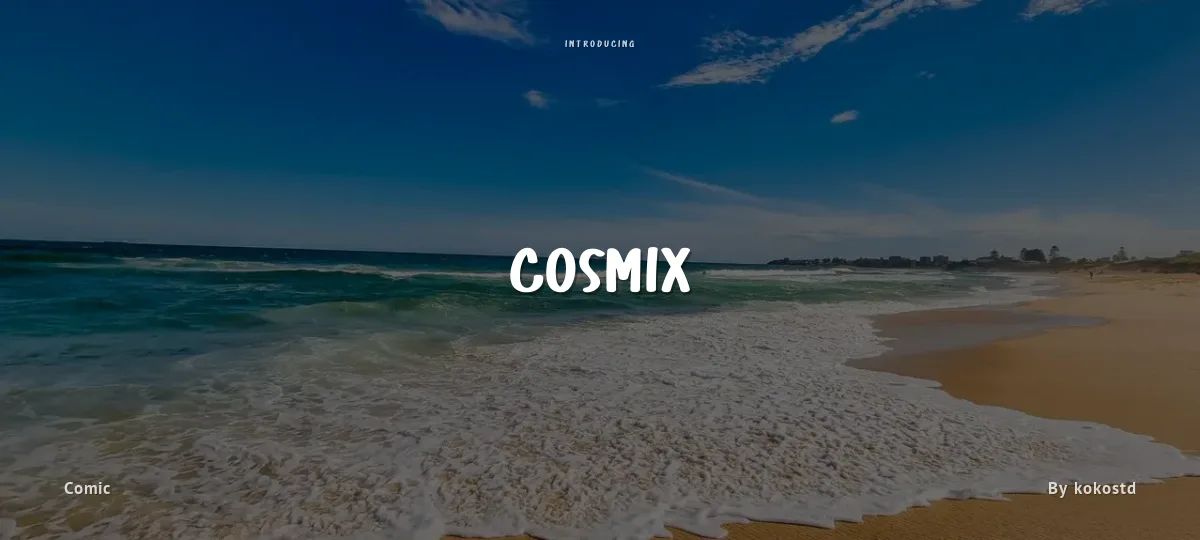 Cosmix font preview