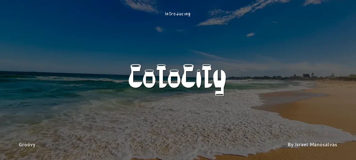CotoCity font preview