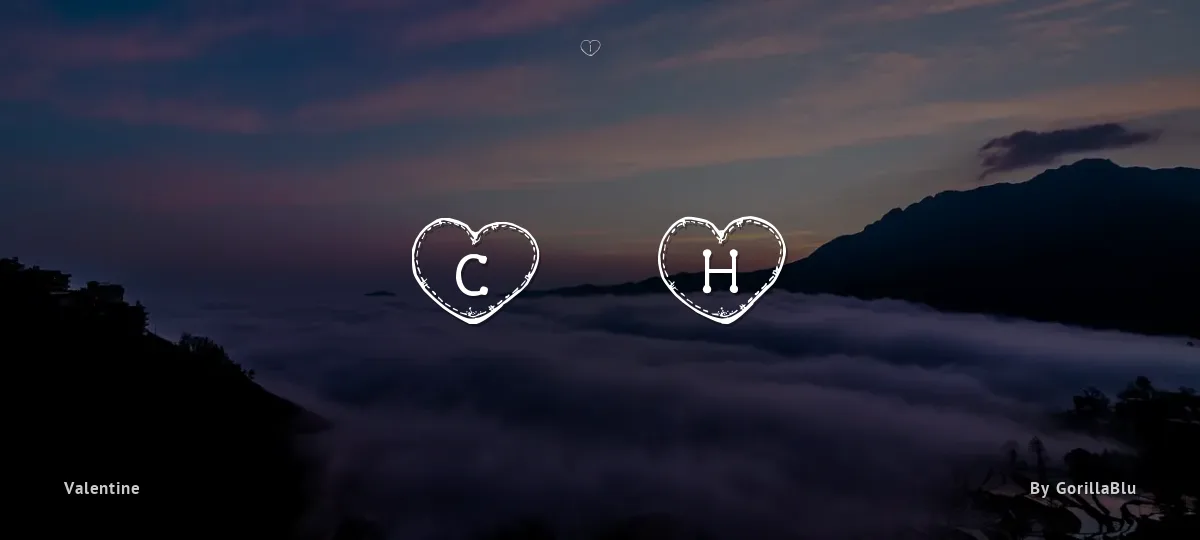 Country Hearts font preview