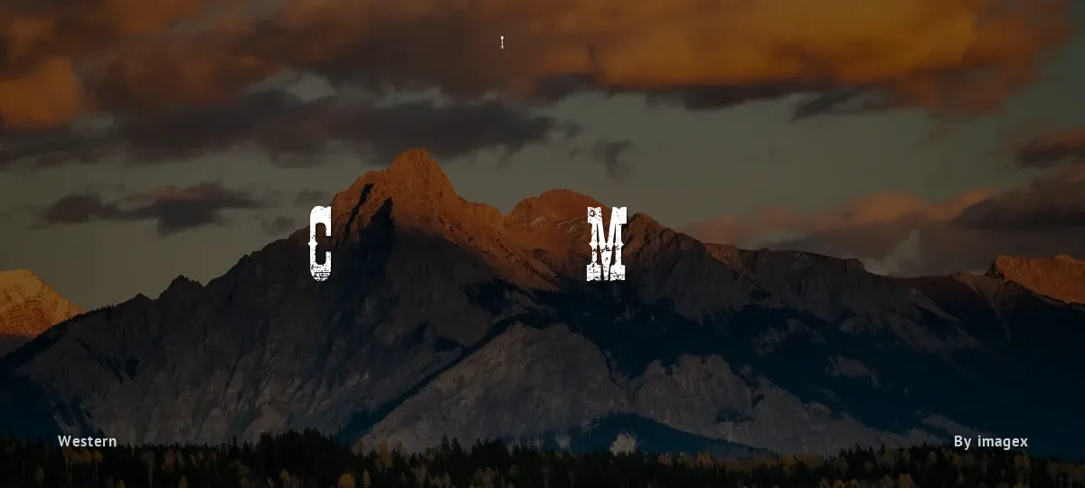 Cowboy Movie font preview
