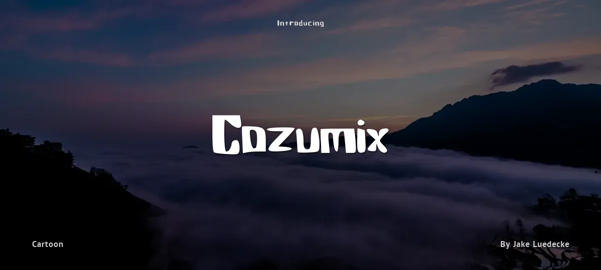 Cozumix font preview