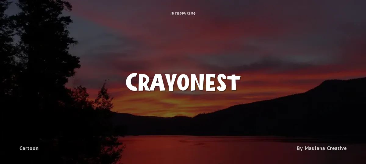 Crayonest font preview